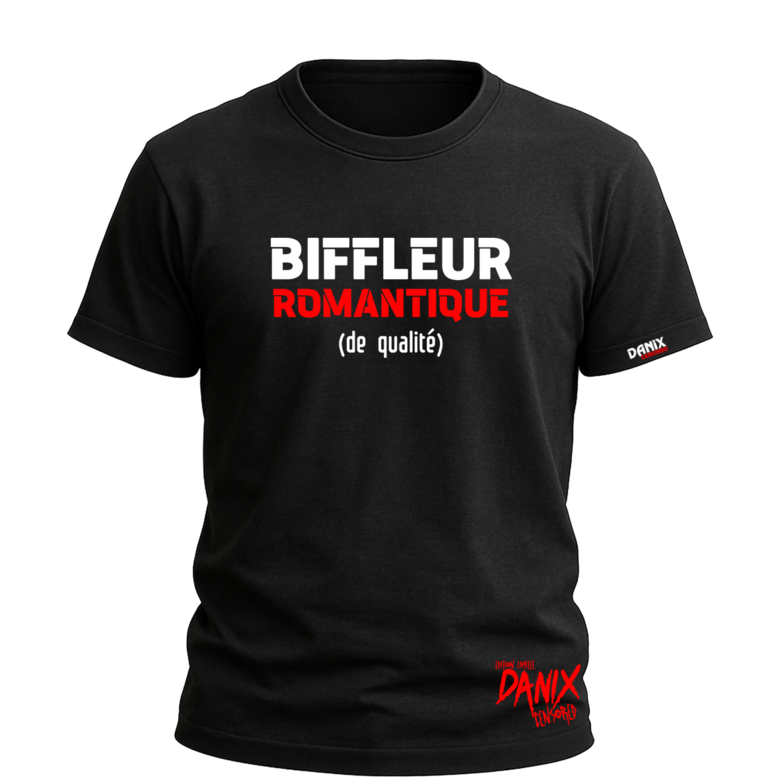 T-shirt Biffleur Romantique (de qualité)