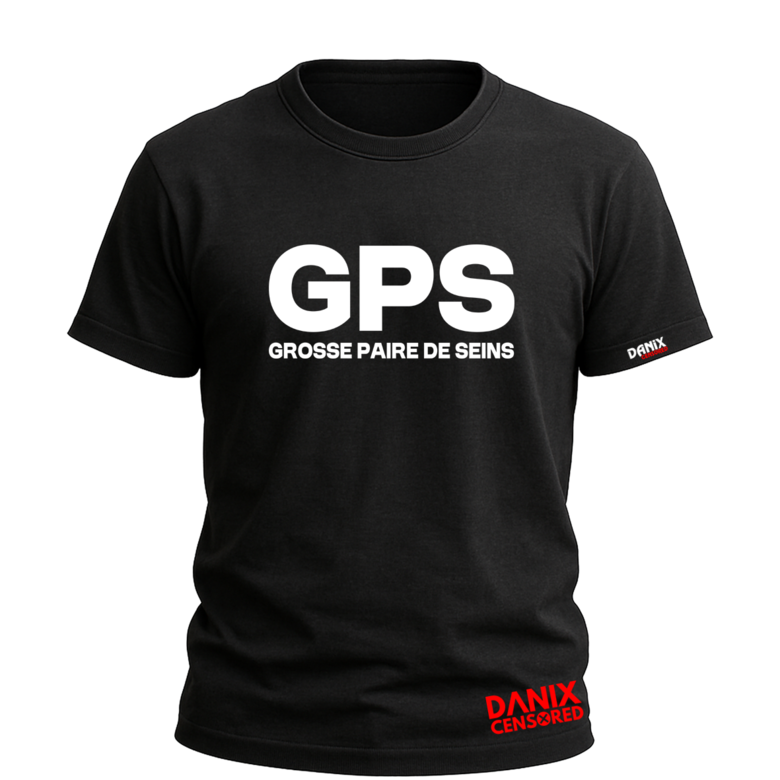 T-shirt GPS Grosse Paire de Seins – Toujours la bonne direction 😏
