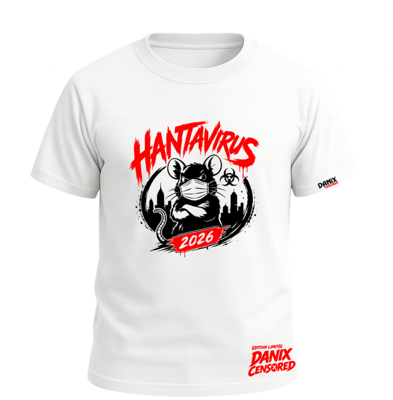 T-shirt “HANTAVIRUS” – Streetwear Biohazard Edition