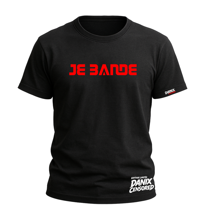 T-shirt “JE BANDE” – Humour provocateur & second degré assumé