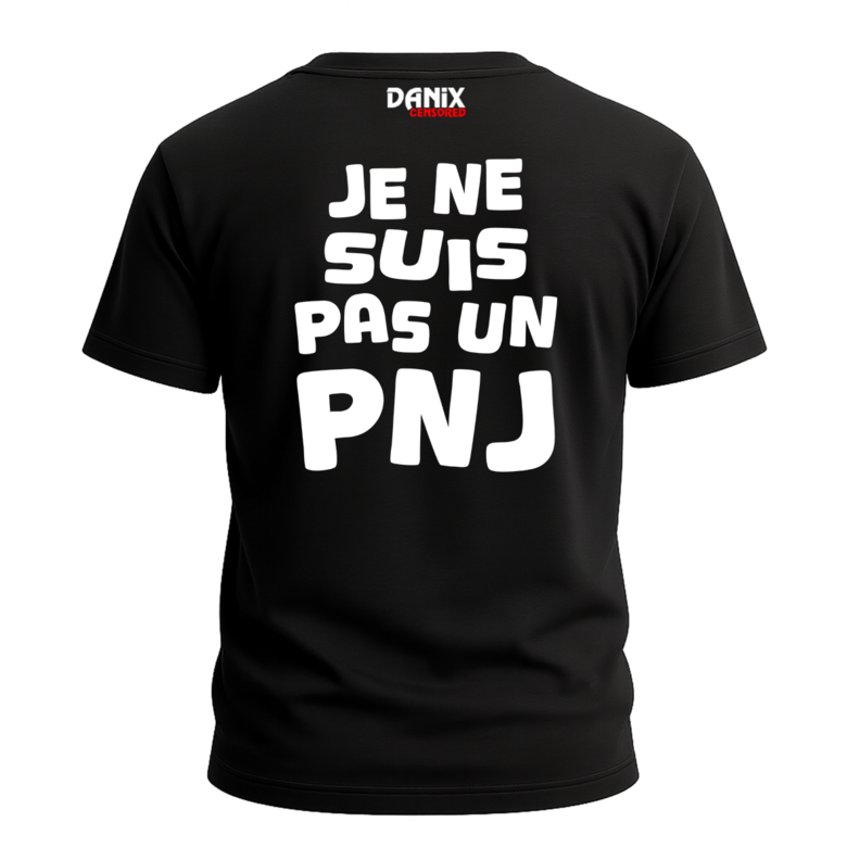 T-shirt JE NE SUIS PAS UN PNJ