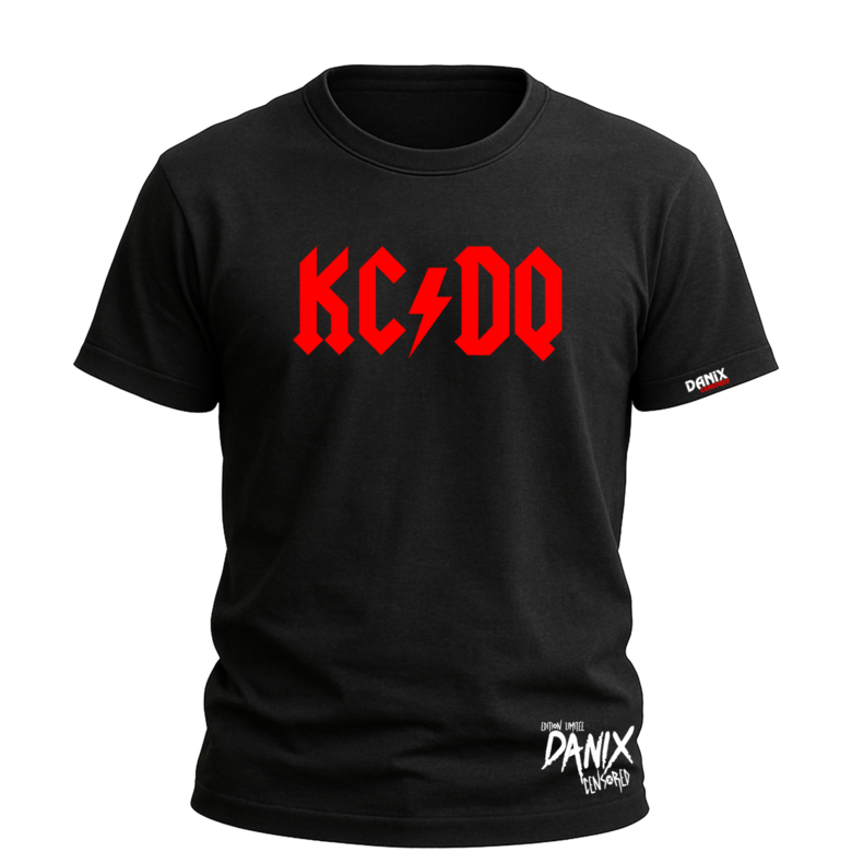 T-shirt KC DQ (Parodie ACDC)