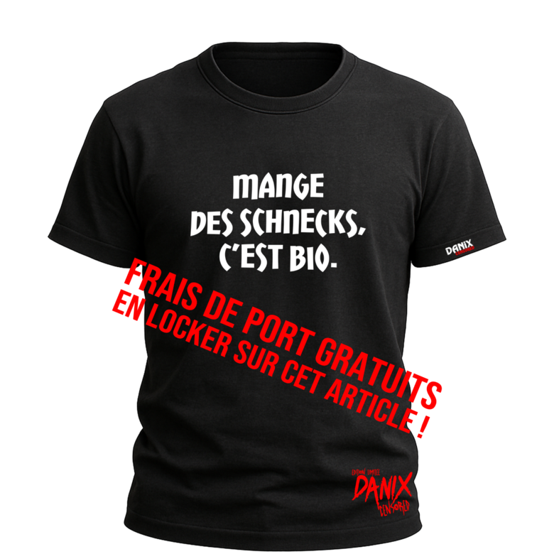 T-shirt Mange des Schnecks cest Bio