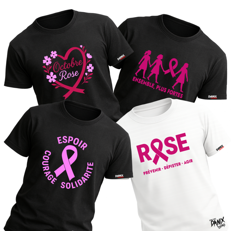 T-shirt OCTOBRE ROSE [4 Versions]