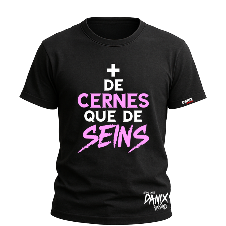T-shirt Plus de cernes que de seins