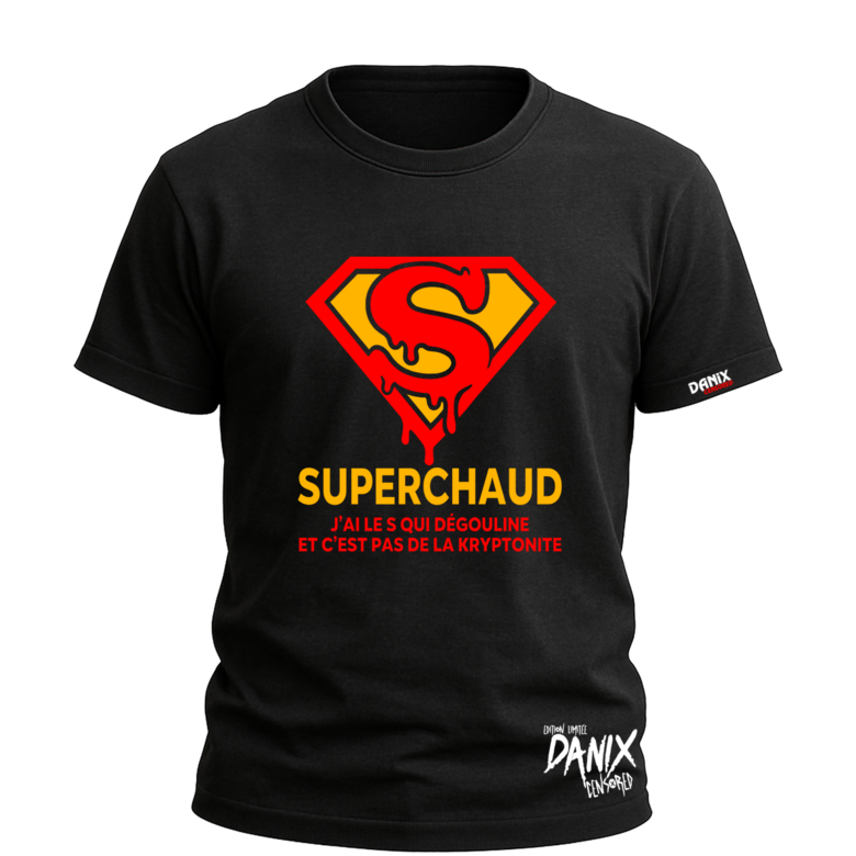 T-shirt SUPERCHAUD (Parodie)