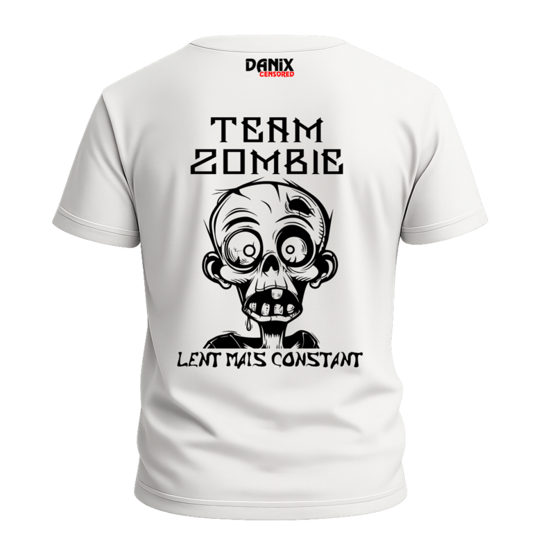 T-shirt TEAM ZOMBIE Lent mais constant