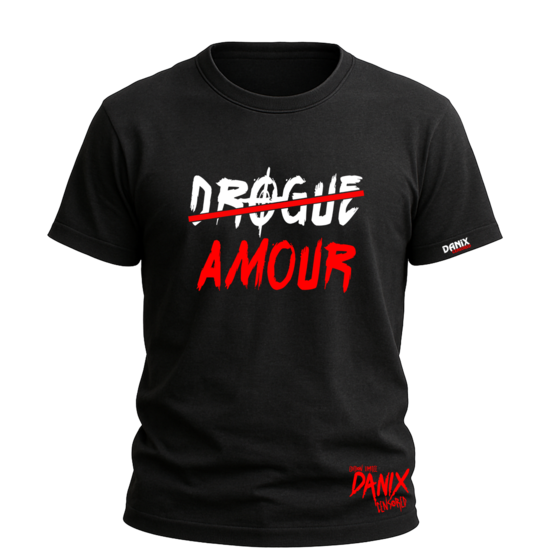 T-shirt DROGUE / AMOUR