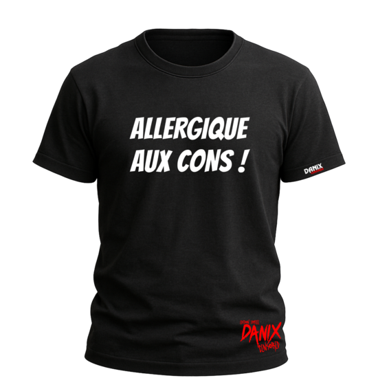 T-shirt Allergique aux cons