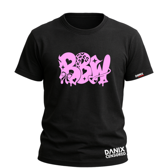 T-shirt BBW Street Art – Design Cœurs & Graffiti | Danix Censored