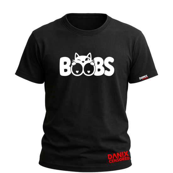 T-shirt BOOBS Chat Coquin – Design Kawaii & Humour Original