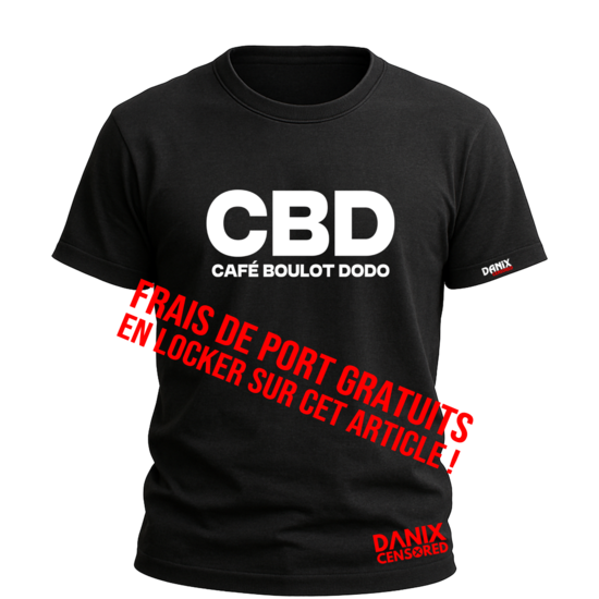 T-shirt CBD — Café Boulot Dodo