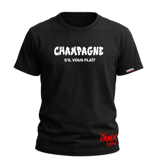 T-shirt Champagne s'il vous plait