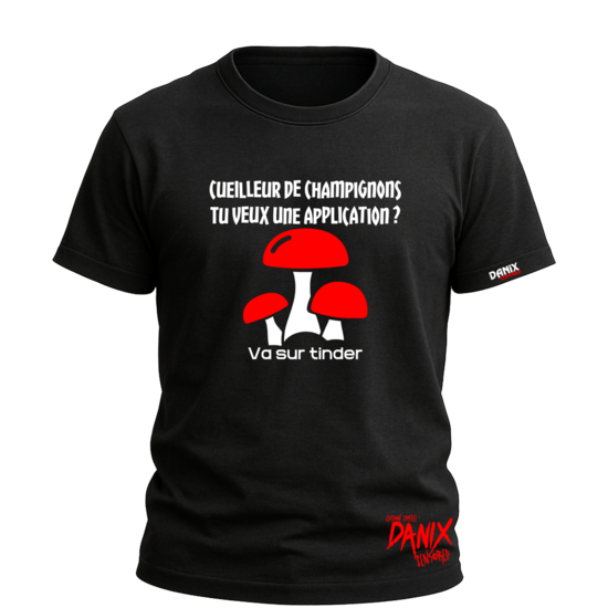 T-shirt Cueilleur de champignon ...