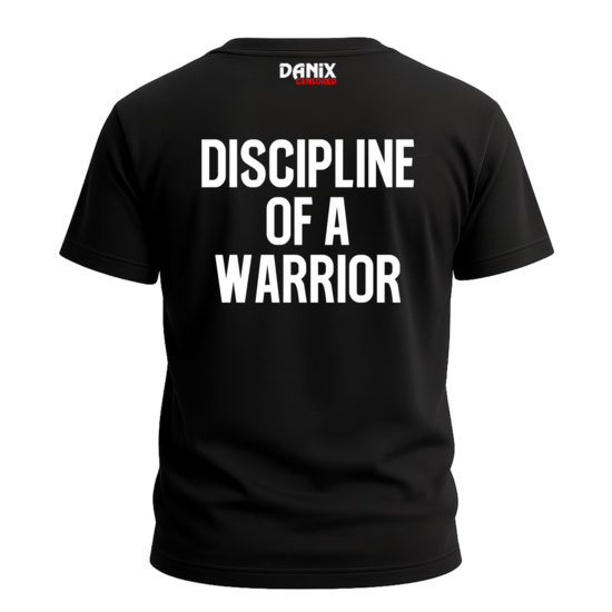 T-shirt Discipline of a warrior – Force, Honneur et Maîtrise