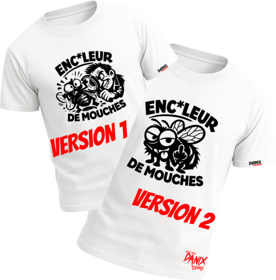 T-shirt Enculeur de mouches (2 versions)
