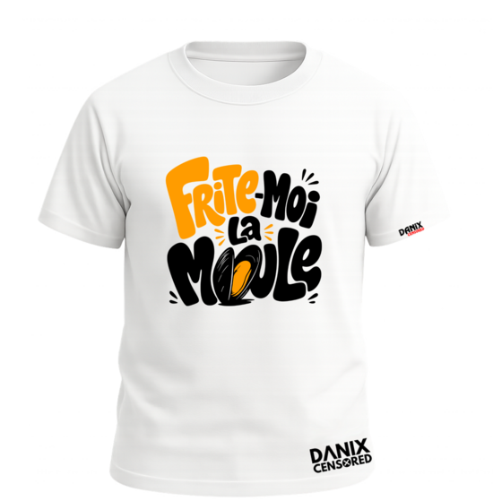 T-Shirt Humour Frite-Moi La Moule™ – Le Tee-Shirt Incontournable des Barbecues et Apéros d'Été