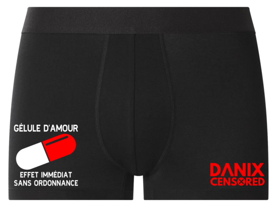 Boxer Gélule d’amour – Effet immédiat, sans ordonnance 💊❤️