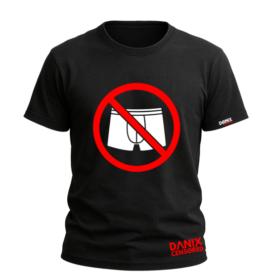 T-shirt Interdit aux Boxers – Humour Décalé | DanixCensored
