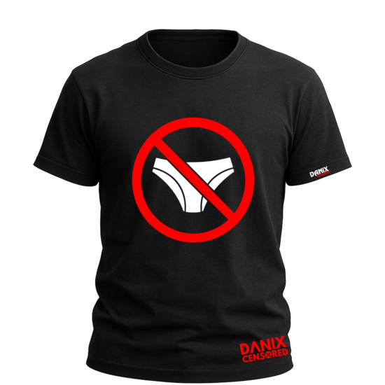 T-shirt Interdit aux Culottes – T-shirt Humour | DanixCensored