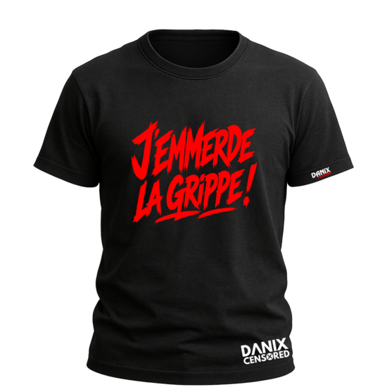 T-shirt "J'emmerde la grippe !" – L'humour qui ne tousse pas