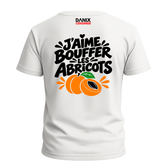 T-shirt « J’AIME BOUFFER LES ABRICOTS » 🍑