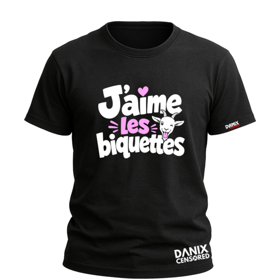 T-shirt J'aime les biquettes – Humour & Running Gag