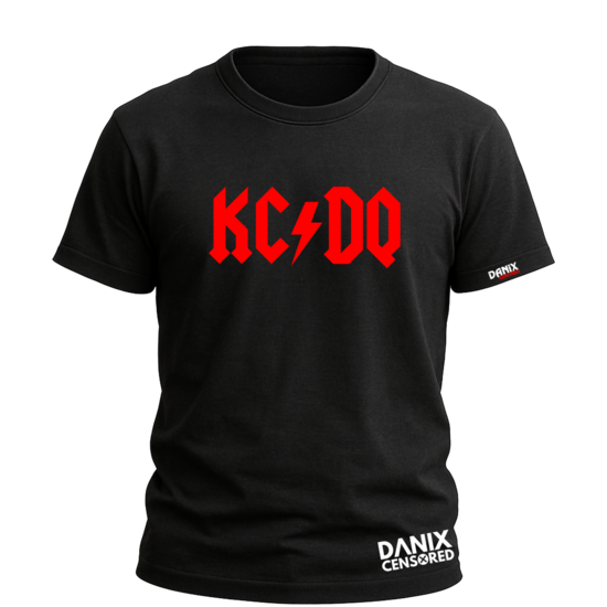 T-shirt KC/DQ – Parodie AC/DC (KCDQ)
