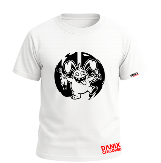 T-shirt LAPIN FOU – Quand la folie n'a plus de limite 🐰🍌