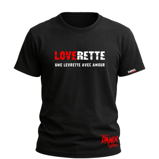 T-shirt LOVERETTE (Une levrette avec amour)