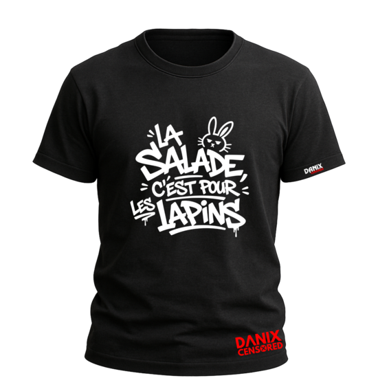 T-shirt “La salade c’est pour les lapins”