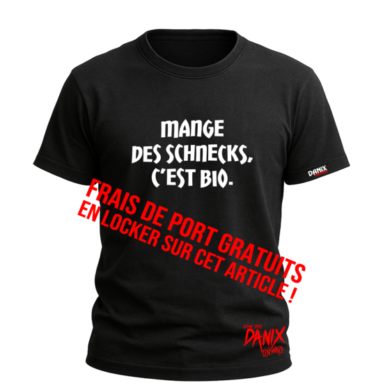 T-shirt Mange des Schnecks cest Bio