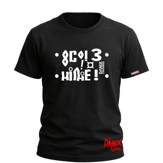 T-shirt Message Caché : ANAL?