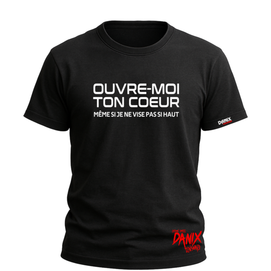 T-shirt Ouvre-moi ton coeur ...