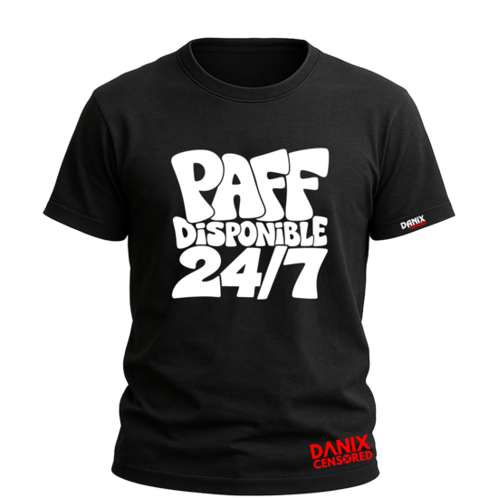 T-shirt PAFF Disponible 24/7