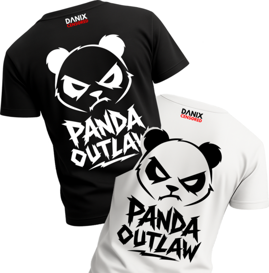T-shirt PANDA OUTLAW – L’esprit sauvage du panda rebelle