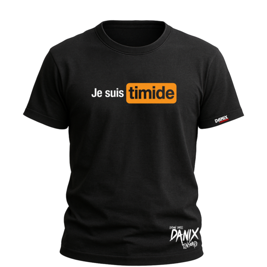 T-shirt Je suis timide (Parodie PH)