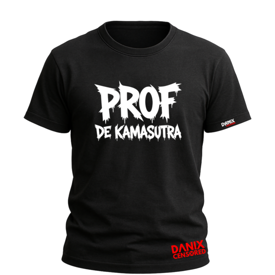 T-shirt PROF DE KAMASUTRA – Cadeau Humour Adulte Original Homme & Femme