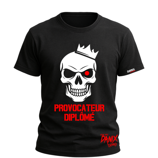 T-shirt Provocateur diplômé