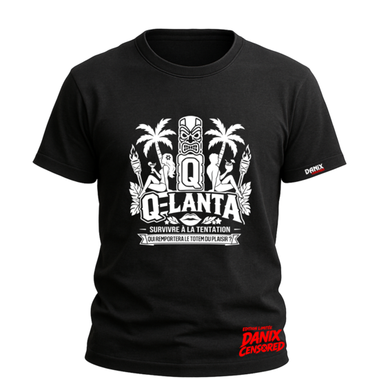 T-shirt Q-LANTA – Survivre… à la tentation | Parodie