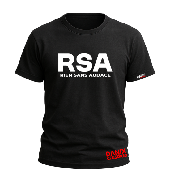 T-shirt RSA – Rien Sans Audace | L'humour appartient à ceux qui osent