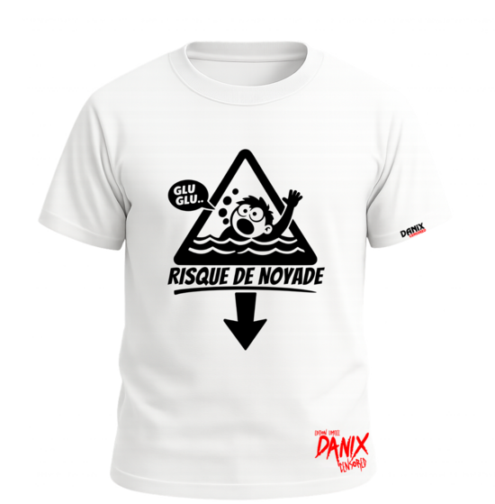 T-shirt Risque de noyade