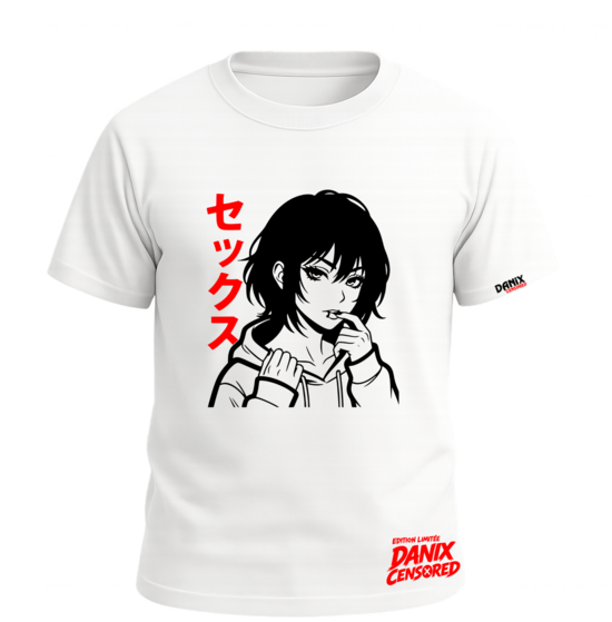 T-shirt Séduction "セックス" | Anime Girl - DanixCensored