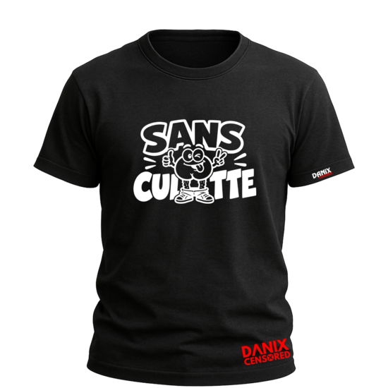 T-shirt Sans Culotte V2 – Design Humour Adulte | Danix Censored