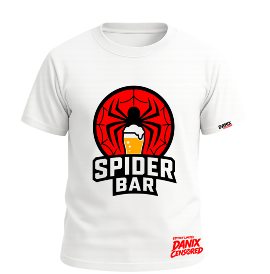T-shirt "SPIDER BAR" – Parodie Spider-Man