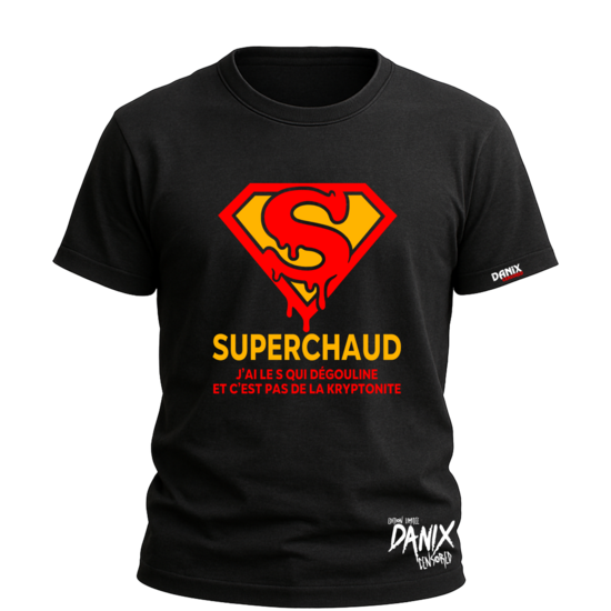 T-shirt SUPERCHAUD (Parodie)