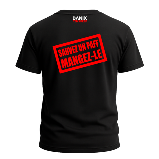 T-shirt « Sauvez un paff mangez-le »