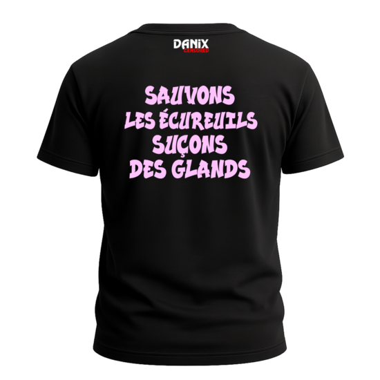 T-shirt Sauvons les écureuils suçons des glands