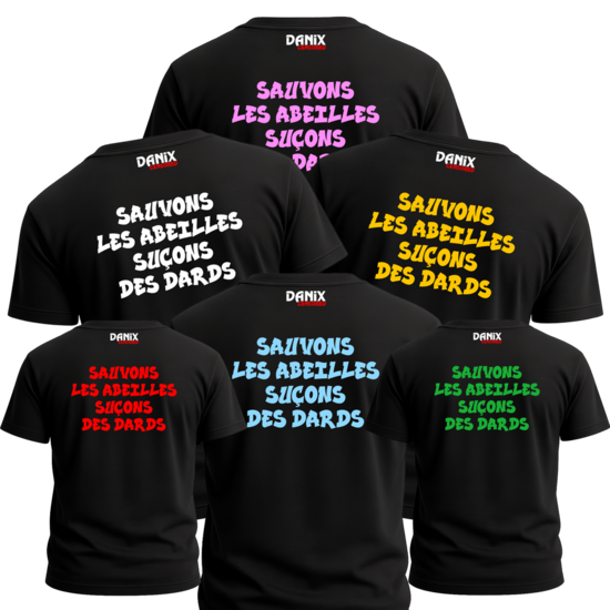 T-shirt Sauvons les abeilles suçons des dards