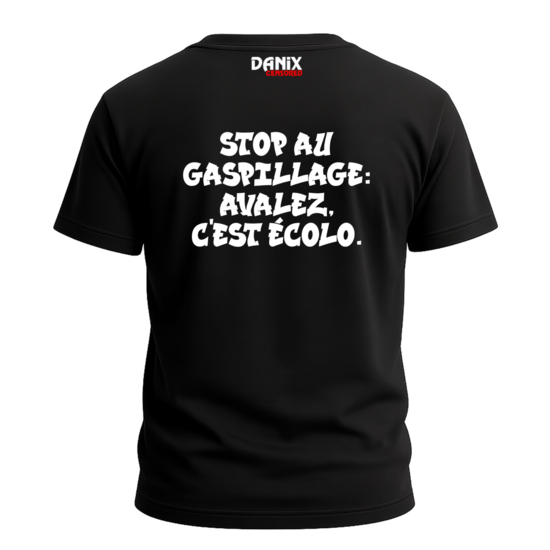 T-shirt Stop au gaspillage: Avalez c'est écolo